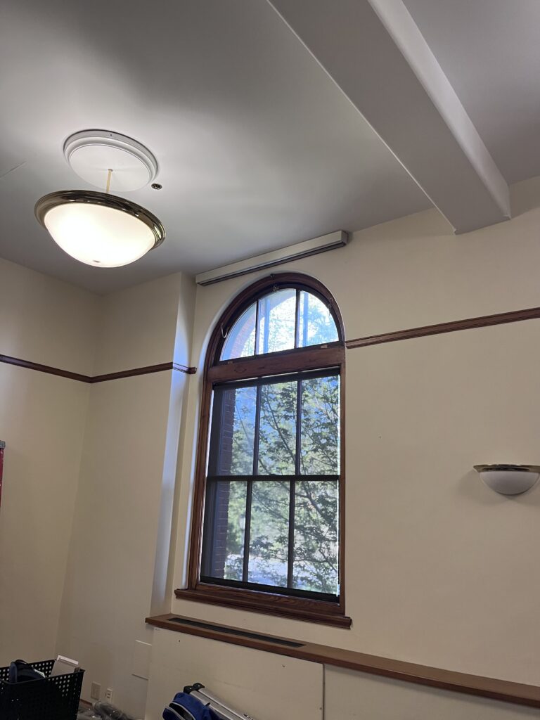 arnold arboretom roller shade installation window 2
