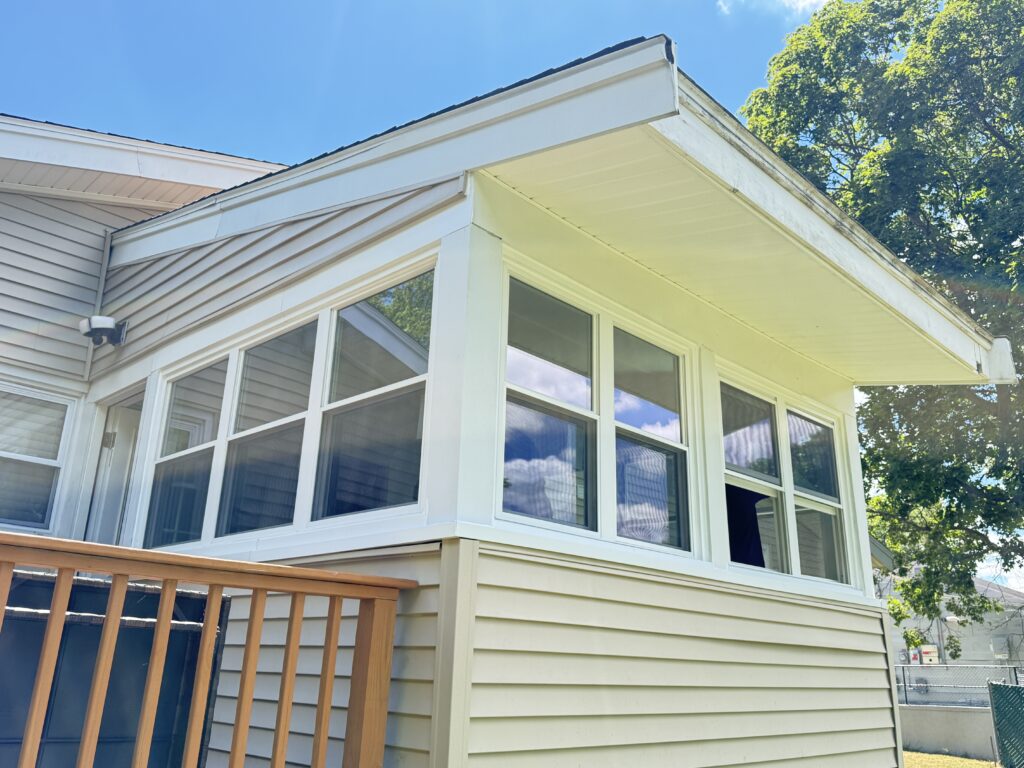 finished project of storm windows replacement randolph